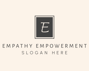 Elegant Square Lettermark logo design