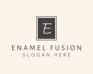 Elegant Square Lettermark logo design