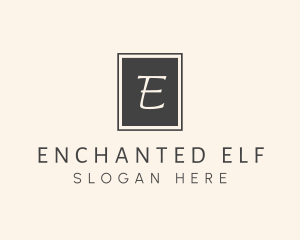 Elegant Square Lettermark logo design