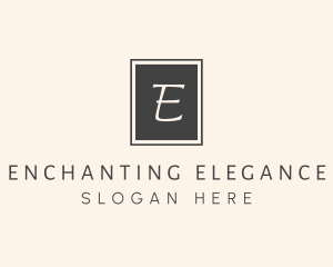 Elegant Square Lettermark logo design