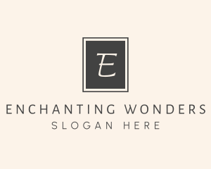 Elegant Square Lettermark logo design