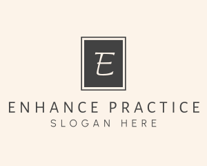 Elegant Square Lettermark logo design