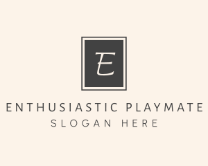 Elegant Square Lettermark logo design