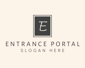 Elegant Square Lettermark logo design