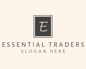 Elegant Square Lettermark logo design