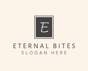 Elegant Square Lettermark logo design