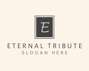 Elegant Square Lettermark logo design