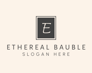 Elegant Square Lettermark logo design