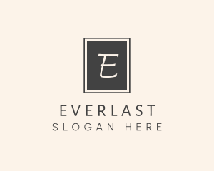 Elegant Square Lettermark logo design