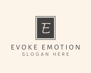 Elegant Square Lettermark logo design