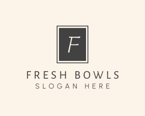 Elegant Square Lettermark logo design