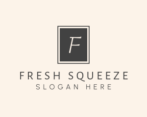 Elegant Square Lettermark logo design