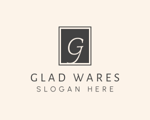 Elegant Square Lettermark logo design