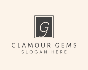 Elegant Square Lettermark logo design