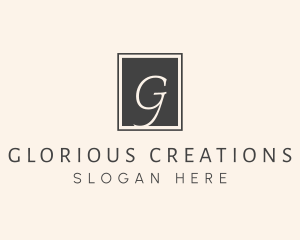 Elegant Square Lettermark logo design