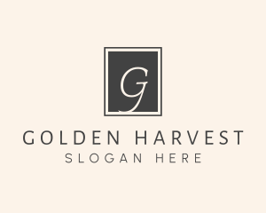 Elegant Square Lettermark logo design