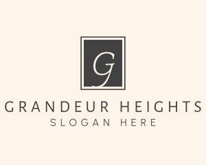 Elegant Square Lettermark logo design