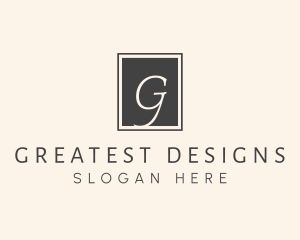 Elegant Square Lettermark logo design