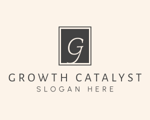 Elegant Square Lettermark logo design