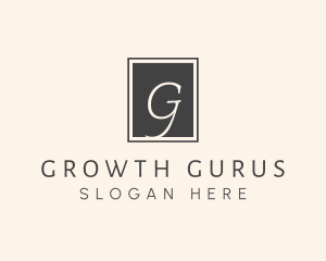 Elegant Square Lettermark logo design