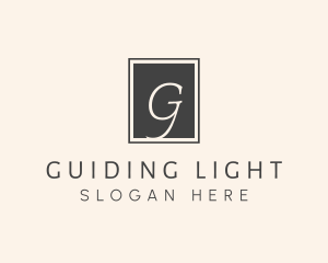 Elegant Square Lettermark logo design