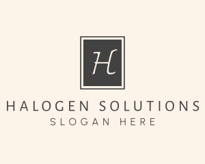 Elegant Square Lettermark logo design