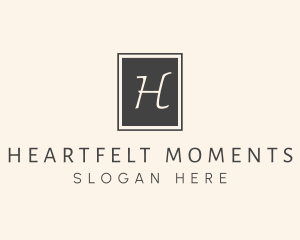 Elegant Square Lettermark logo design