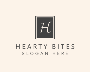 Elegant Square Lettermark logo design