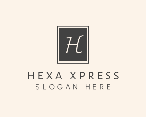 Elegant Square Lettermark logo design