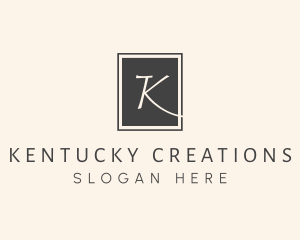 Elegant Square Lettermark logo design