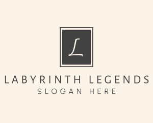 Elegant Square Lettermark logo design