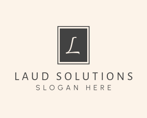 Elegant Square Lettermark logo design