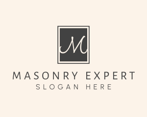 Elegant Square Lettermark logo design