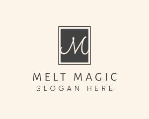 Elegant Square Lettermark logo design