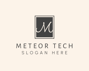 Elegant Square Lettermark logo design