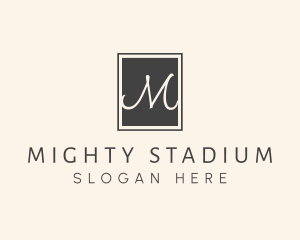 Elegant Square Lettermark logo design