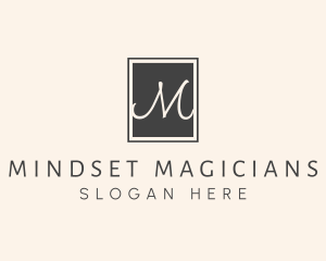 Elegant Square Lettermark logo design