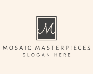 Elegant Square Lettermark logo design