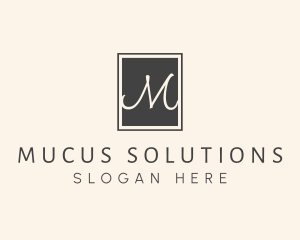 Elegant Square Lettermark logo design