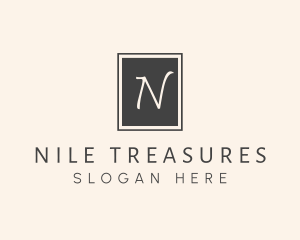 Elegant Square Lettermark logo design