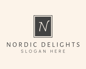 Elegant Square Lettermark logo design