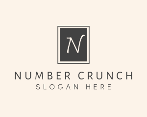 Elegant Square Lettermark logo design