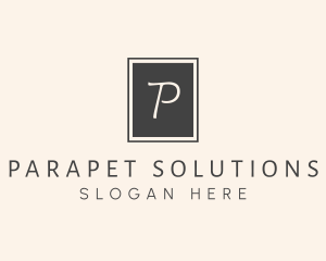 Elegant Square Lettermark logo design