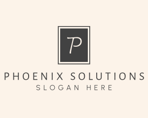 Elegant Square Lettermark logo design