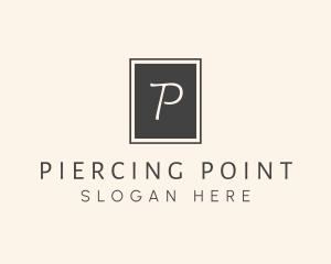 Elegant Square Lettermark logo design