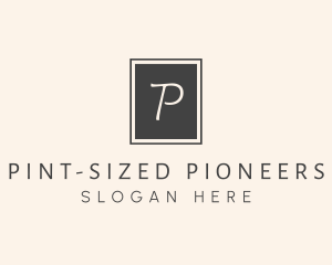 Elegant Square Lettermark logo design