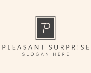 Elegant Square Lettermark logo design