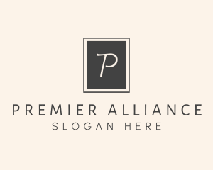 Elegant Square Lettermark logo design