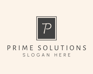 Elegant Square Lettermark logo design