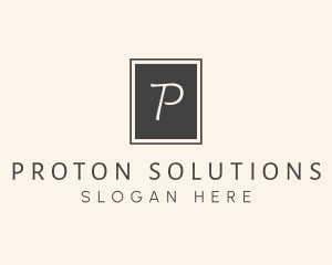 Elegant Square Lettermark logo design